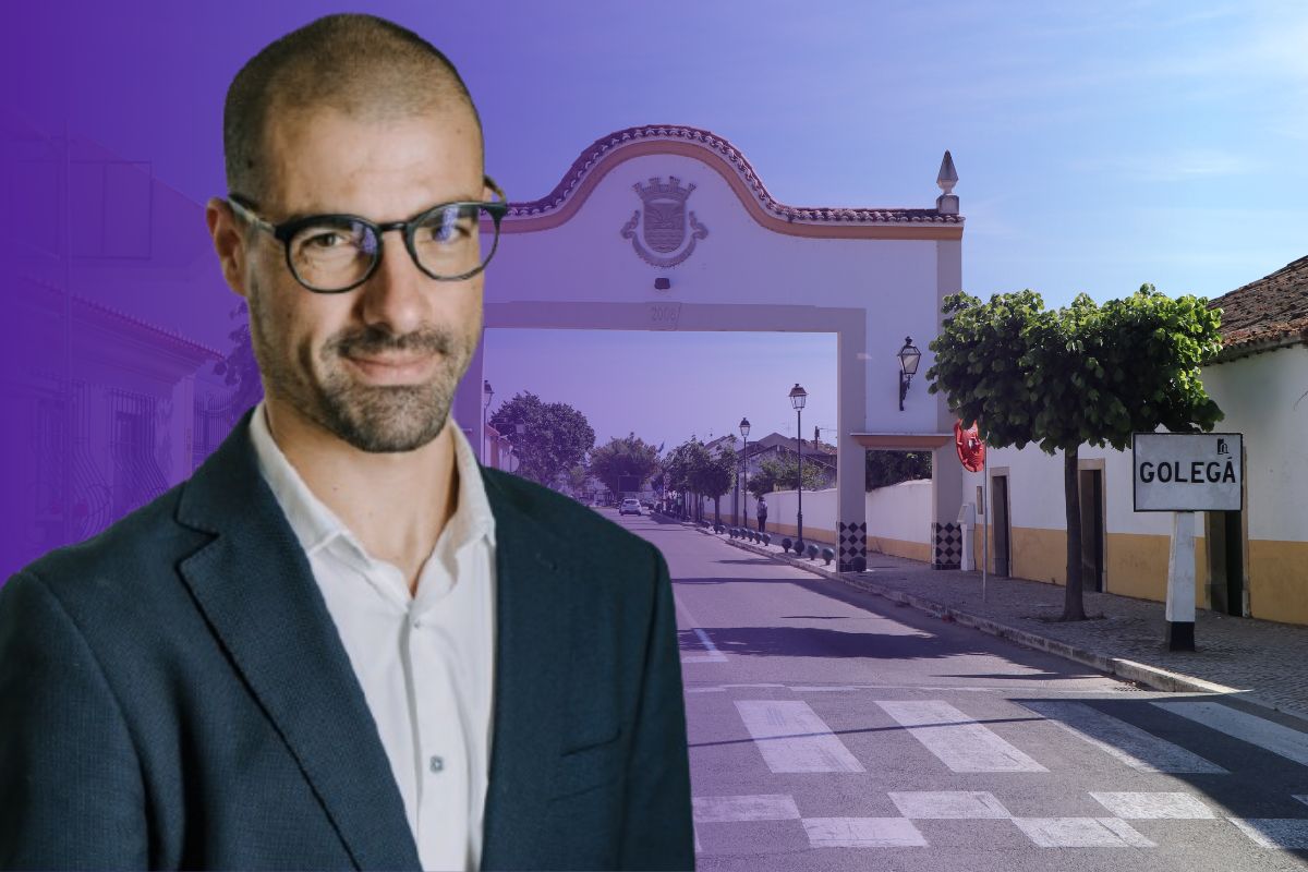 Tiago Pereira em fundo da Golegã